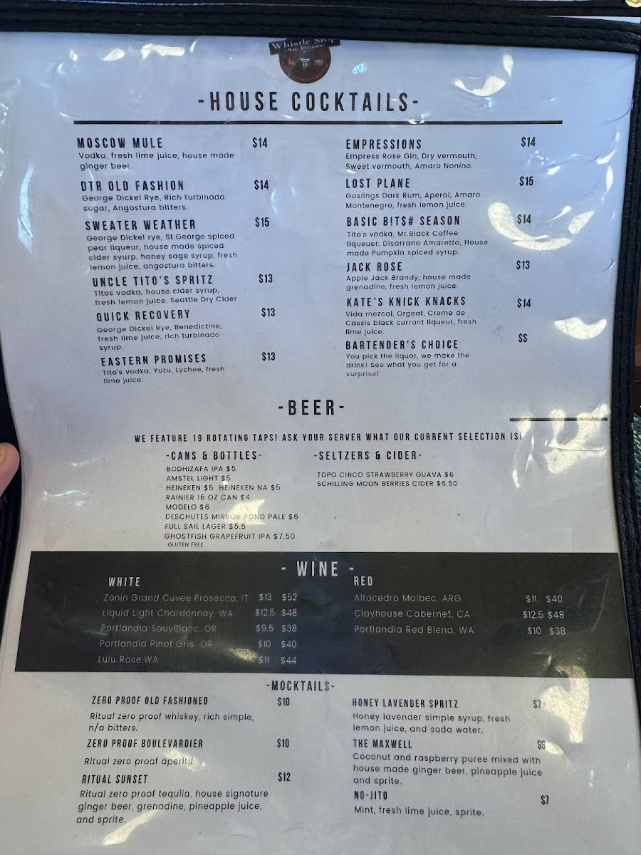 Whistle Stop Ale House Menu - Image 4